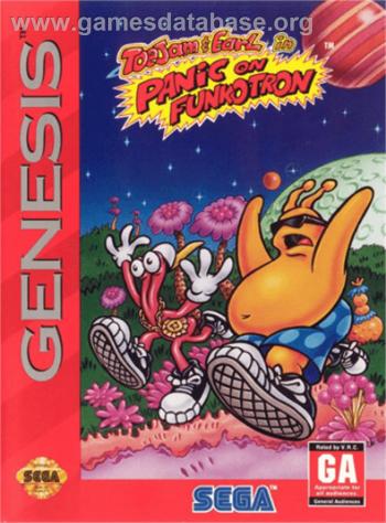 Cover Toejam & Earl in Panic on Funkotron for Genesis - Mega Drive